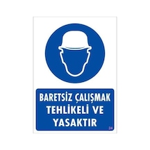 Mey Najmaddin Baret Giy Uyarı Levhası 25x35 Kod:24 Najmaddin