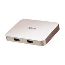 Karnas_Teknoloji Aten Aten-Uh3235 Usb-C 4K Ultra Mini Dock With Power Pass-Through