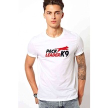 Pack Leader K9 Baskılı Beyaz Erkek Tshirt