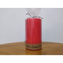 Bozkurt Silindir Mum 7*12Cm Kırmızı (396445475)