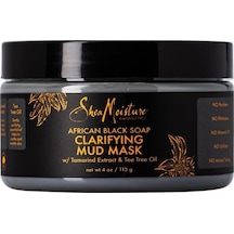 Shea Moisture Afrika Siyah Sabunu Çamur Maskesi 113GR