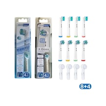 Comfy + X Cross Oral-b Uyumlu Diş Fırçası Başlıkları + Fırça Koruma Kapağı