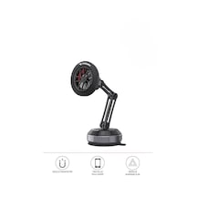 Torima JX-060 Sarsılmaz Manyetik 360 Derece Ayarlanabilir Araç İçi Telefon Tutucu Siyah