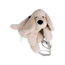 Dada Peluş Çanta Köpek Krem 45 Cm Çok Renkli