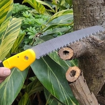 Katlanır Budama Testeresi, 18 Cm Uzunluk Ve Hızlı Kesim