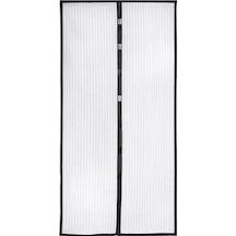 Manyetik Kapı Perdesi Anti-cibinlik Cibinlik Pencere Böcek Ekranı Görünmez Örgü Black 100x210cm