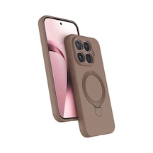 Xiaomi Mi 17t Regal Magsafe Standlı Kapak - Çöl Titanyum Renkli