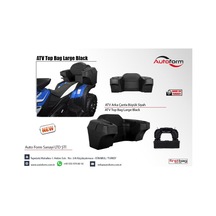 Atv Çantası Arka Lux. Mat Siyah .Kilitli Pe