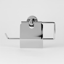 Kapalı Kağıt Havluluk Krom Gümüş Metal Duvara Monte Vidalı Banyo Tuvalet Mutfak Kağıt Havluluk 25 Cm Çok Renkli