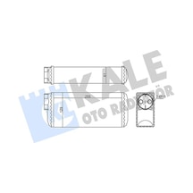 Kale 354950 Kalorifer Radyatörü - Skoda Favorit 1990-1994 1.3 X,lx,glx 6u0819030a - 097916027h - 115972071
