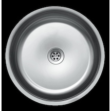 Krom Eviye 38 CM Mermer Altı Çelik Eviye