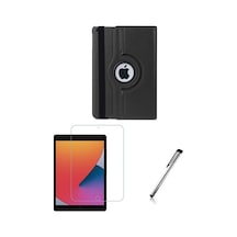 Apple Uyumlu iPad, 8.Nesil Dönerli Tablet Kılıfı + Ekran Koruyucu +Tablet Kalem