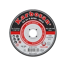 Karbosan 180x1.9x22.23mm Aa 36 R Bf80 Metal Kesme Taşı Inox