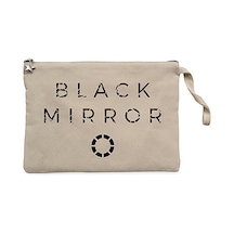 Black Mirror Loading Krem Clutch Astarlı Cüzdan / El Çantası Krem