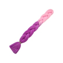 Afrika Örgülük Sentetik Ombreli 100 Gr. / Açık Pembe / Lila - Mydr-462923 Çok Renkli