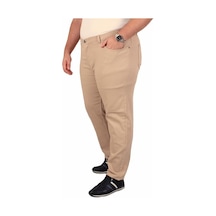 Starbattal Büyük Beden Klasik 5 Cep Gabardin Pantolon 11915 Bej Bej