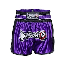 Dragondo Mt3075 Retro Neo Muaythai Şortu Mor Muay Thai Şort Mor