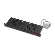 AGER Dikili Tip 2li Termostatlı Siyah Fan Mo  ülü VG-F2T-A-S1