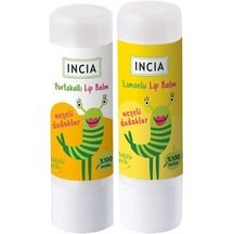 Incia Kids Limon + Portakal Dudak Besleyici 2 x 6 G