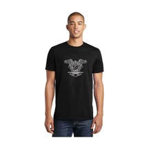 Us Army Logo Baskılı Siyah Erkek Tshirt