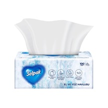 Selpak El Ve Yüz Havlusu 100lü - Kişiye Özel Kullanım 3'li Ekonomik Paket - 3 Adet Tarı