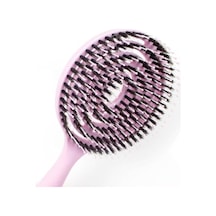 Pro Üç Boyutlu Oval Saç Fırçası Pembe