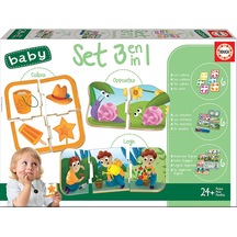 Educa Puzzle 3 In 1 Baby Set 18123