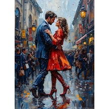 Nova Puzzle 1000 Parça Yağmurlu Bir Aşk Hikayesi Puzzle - Dans Eden Kadın Ve Erkek
