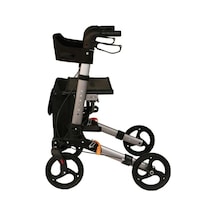9102 Lüx Rollator Yürüteç Katlanabilir, Seyahat Ve Uçuş Için, Yüksekliği Ayarı Baston Tutucu