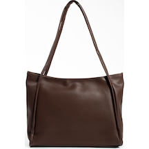 Nou Çift Saplı Salaş Model Vintage Shopper El Ve Omuz Çantası