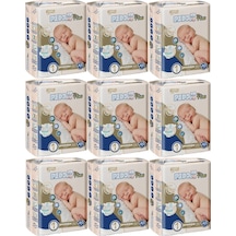 Pedo Plus Bebek Bezi Beden:1 2-5kg Yeni Doğan 360 Adet Jumbo Ek 9'lu