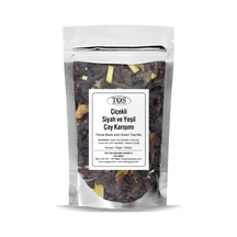 Tos The Organic Spices Çiçekli Siyah ve Yeşil Karışımı 100 G