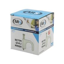 Ars Kod-347953 No-6 Beton Çivili Kroşe 4x6 Antigron 100 Adet - 10'li Paket