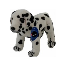 Havlayan Köpek Peluş Oyuncak 40 Cm Büyük Boy Hediyelik Uyku Arkadaşı Beyaz