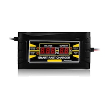 Wezone 12v 6a Akıllı Araba Akü Şarj Cihazı, 110-240v Geniş Voltajlı, Pwm Teknolojisi, Lcd Ekranlı, Avrupa Standardı Son-1206d+