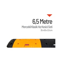 Mercekli Klasik Hız Kesici, Yol Kasisi 6,5 Metre-3814