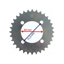 Yamaha Yamaha Uyumlu Capri Arka Dişli 420-30T Iç 64 Mm Öm