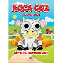 Koca Göz Boyama Kitabı - Çiftlik Hayvanları- Bookalemun Yayınları