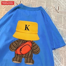 Noıssey Urban Pop Graphic Kadın Tişört Koleksiyonukod 5152 Saks