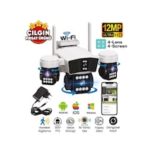 O-kam 6064 3mp+3mp+3mp+3mp 12mp Wi-fi 4 Lens Alert Ptz