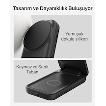 Ultracharge Magsafe Uyumlu 2 Si 1 Arada Qi2 25w Kablosuz Şarj İstasyonu, İphone 17, Airpods, Pixelsnap, Dönüştürülebilir Masaüstü Standı, Usb-c Portlu, 45w Adaptör, Siyah