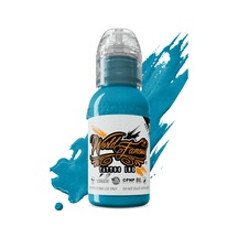 World Famous Algarve Aqua Dövme Boyası 30ml Canlı Aqua Mavi Profesyonel Tattoo Ink