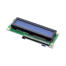 2X16 Mavi Lcd I2C Montajlı