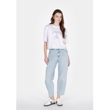 Colin's Colins 850 Jenny Balloon Fit Yüksel Bel Daralan Paça Kadın Denim Jean Pantolon Cl1073507 Q1.v1 Dn01973 Denim
