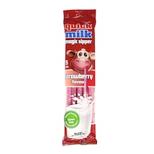Quick Milk Çilekli Süt Aromalı Pipet 5 x 6 G