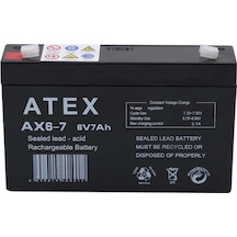Atex Ax6-7 6v 7ah Akü