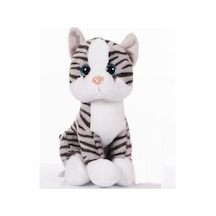 Sevimli Peluş Kedi 28 Cm Çok Renkli