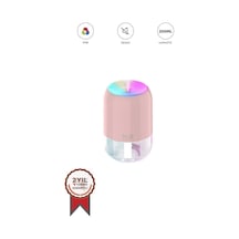 Torima H6 Pembe 200ml Ultrasonik Renkli Hava Nemlendirici Buhar Makinesi Ve Aroma Difüzörü
