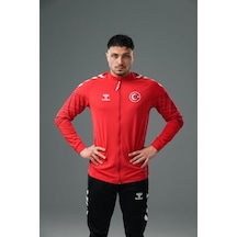Hummel Milli Takım Line Kamp Eşofman Üstü Kırmızı