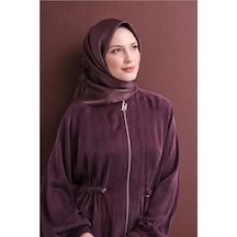 Armine Saf İpek Twill Eşarp 9617d 58 Mavi